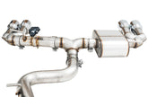 AWE SwitchPath™ Exhaust for Audi 8V S3 - Chrome Silver Tips, 102mm - out of package